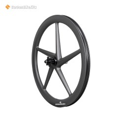 20-Inch 406 Carbon 5 Spoke Wheelset | Aero Pentaspoke Folding Bike & BMX Wheels